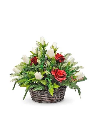 Корзины из живых цветов